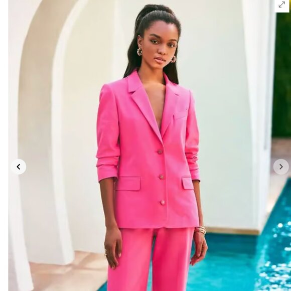 AMRYN BLAZER, RESORT WHITE
